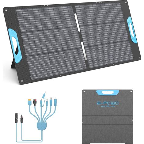 Panneau Solaire Pliable 110W pour la centrale électrique (1/5)