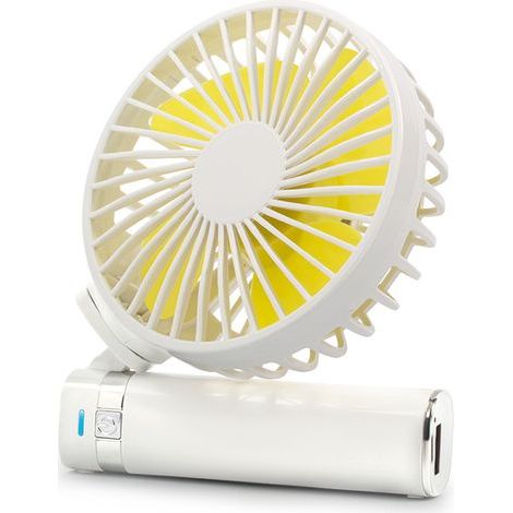 Mini ventilateur portable de table, refroidisseur d'air USB pour bureau et chambre à coucher, 3 vitesses. (1/5)