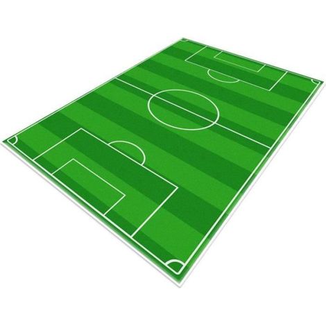 Tapis de Football - Tapis de Jeu Funs Home Decor pour Garçons Filles Salle de Thème Sportif Vert - 40x120cm (1/4)