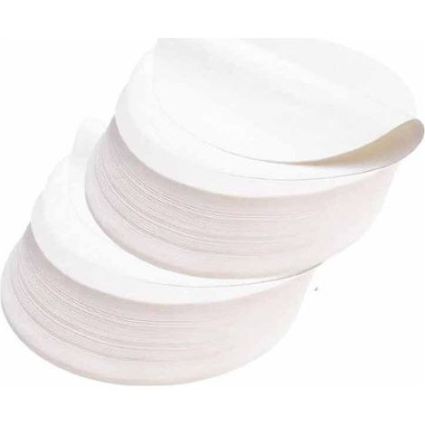 Stück – 500 Blatt Pergamentpapier für Hamburger, antihaftbeschichtete Trennblätter, 11 cm runder Durchmesser, Pergamentpapier für Hamburger, Fleischbällchen (1/5)
