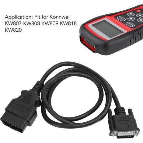 Câble de diagnostic OBDII Câble adaptateur de Test de Scanner de câble de Diagnostic d'obdii pour Konnwei auto diagnostic (1/4)