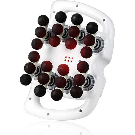 Pistolet de massage à vibrations haute fréquence à 24 têtes, 99 niveaux d'intensité, pour le dos, la taille, la nuque et les épaules.-AquaForge