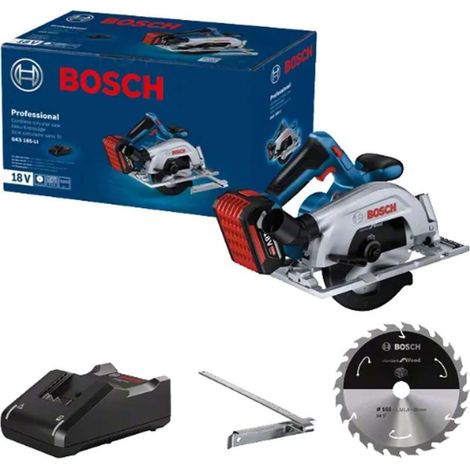 BOSCH KREISSÄGE GKS 185-LI 1x5,0Ah 165mm (1/4)