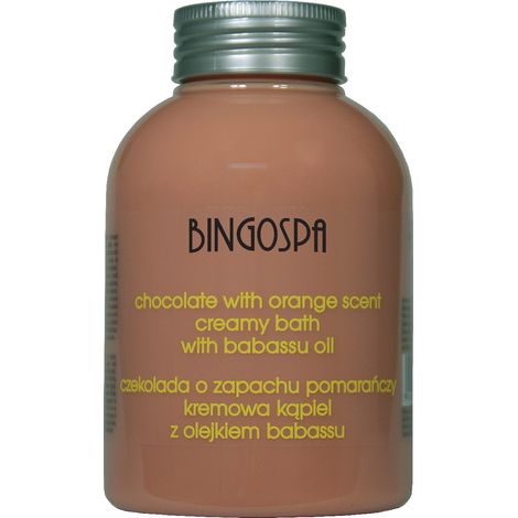 Cioccolato al profumo d'arancia Bagno cremoso con olio di babassu bingospa (1/2)