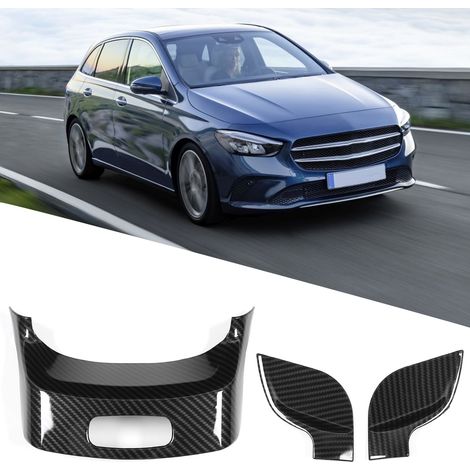 Ensemble de 3 caches décoratifs pour interrupteurs d'accoudoir compatibles avec Mercedes Benz W247 X247 2019+ (style fibre de carbone) (1/5)