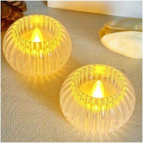 LED-Kerze für die Bürodekoration – Warme Atmosphäre – Ohne die Risiken herkömmlicher Kerzen (A) (1/5)