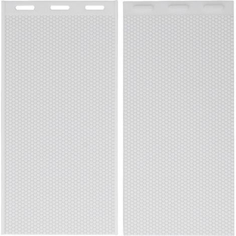 Láminas de cera de abeja de silicona – Paquete de 2, 5,4 mm de grosor, con prensa manual y relieve integrado para apicultura.