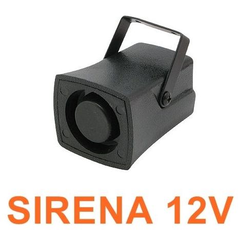 Lafayette Sirena piezo antifurto allarme elettronica universale 110BD 12v 1/6 toni