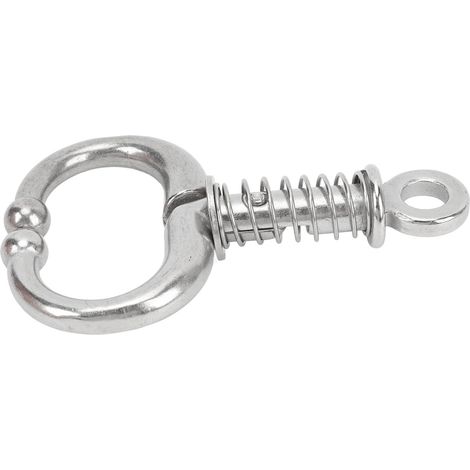 Pince à nez pour bovins en acier inoxydable, type ressort, pour petits animaux d'élevage. (1/5)