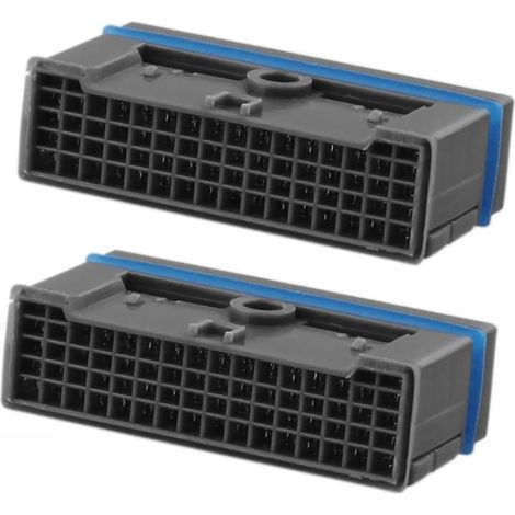 Aeratore per rubinetto, filtro aeratore per beccuccio, parte centrale quadrata o rettangolare, accessori per rubinetto da bagno con attacco a gru (2 pezzi)
