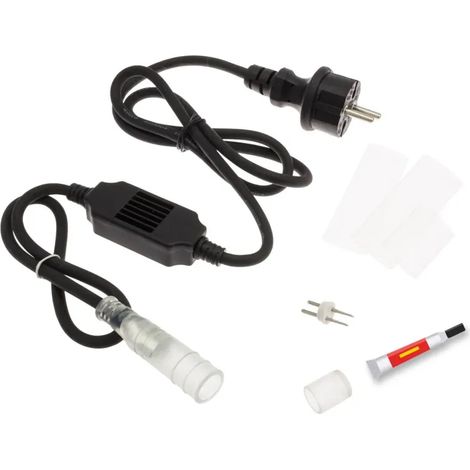 Kit alimentation pour cordon lumineux 230V LED professionnel 13mm Pro Illumination (1/2)