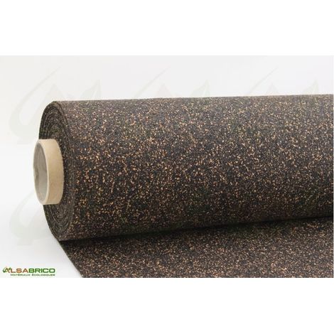 rouleau isolant souple en caoutchouc (70%) et liège (30%), ép. 4mm - 10m x 1m