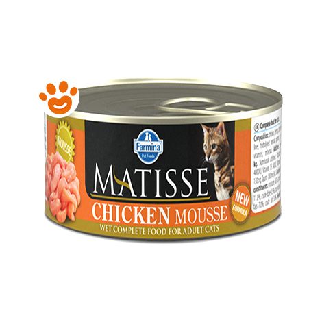Farmina Matisse Cat Mousse Pollo  - Farmina Matisse Cat Mousse Pollo - Lattina Da 85 Gr