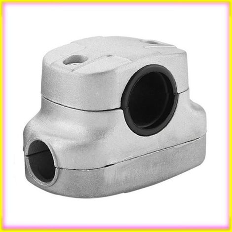 Support de poignée de 26mm, support de fixation, pince de -bordure, débroussailleuse, Tube universel, Assistant gris, 1 pièce (1/4)