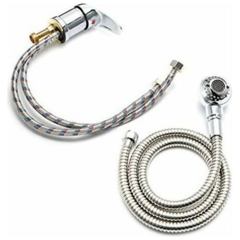 Ensemble de robinets mitigeurs pour salon de coiffure, lavabo, pommeau de douche, (1/4)