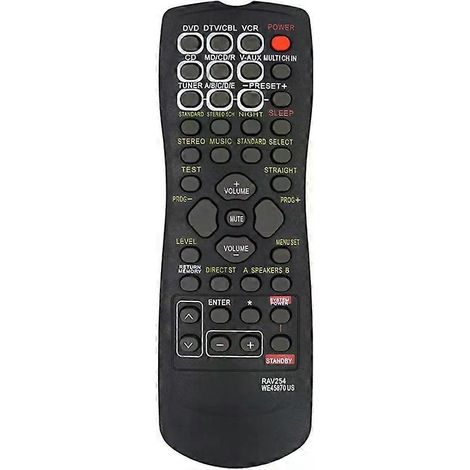 Universelle Ersatzfernbedienung für Leistungsverstärker, passend für RAV254, RAV22, RX-V340RDS, HTR-5630, HTR-5940 und Mediaplayer (1/4)
