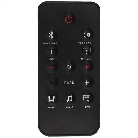 Télécommande sans fil pour système audio cinéma SB150, contrôleur à distance infrarouge, compatible home cinéma, accessoire de remplacement, commande à distance pratique pour lecteur multimédia (1/5)