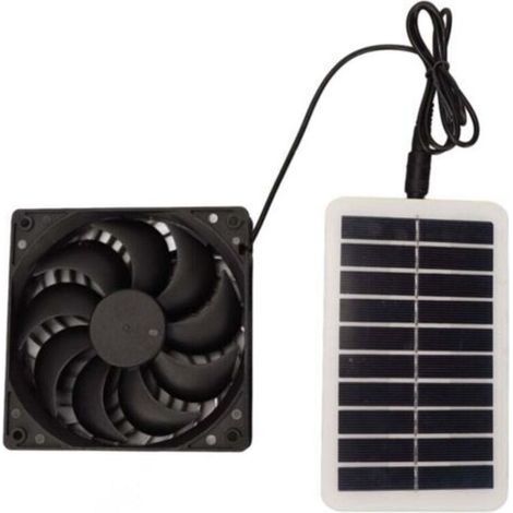 Kit de Ventilateur de Panneau Solaire étanche 15 W. Ventilateur D'extraction de Ventilateur Solaire pour Serre. Grenier. Poulailler