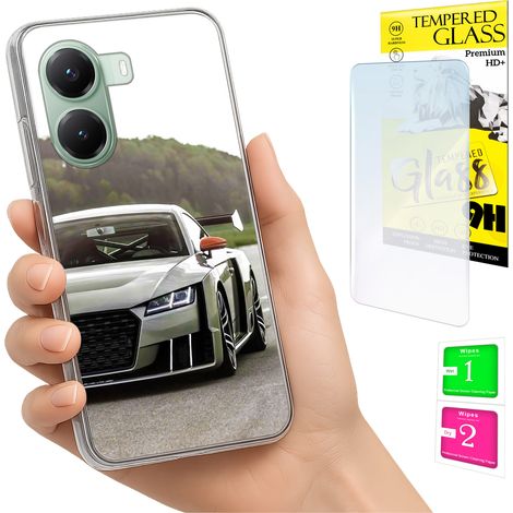 Coque pour Xiaomi Poco X7 Pro 5G avec protection photo, coque arrière et verre trempé 9H (1/5)