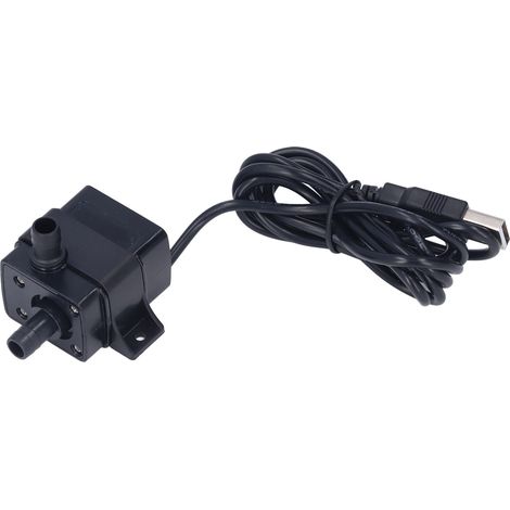 Pompe submersible basse pression 5V 1W avec câble USB, connecteur femelle DC5521, kit de pompe à eau (1/5)