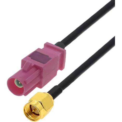 Cavo pigtail Fakra con connettore H / connettore SMA RG174 da 20 cm