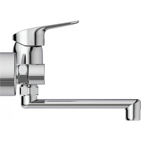 Mélangeur mural pour évier en laiton chromé - Ideal Standard Ceraflex (1/9)