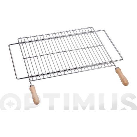 Parrilla Barbacoa Extensible Zinc Sauvic 70/80X40 Cm