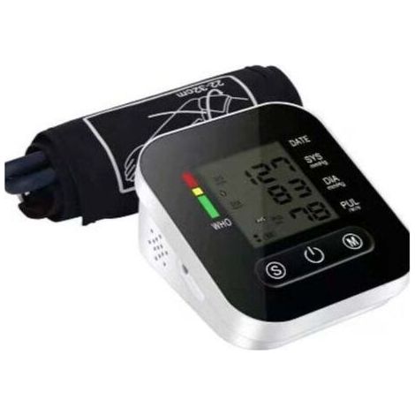 Tensiomètre électronique tensiomètre à domicile tensiomètre tensiomètre instrument de mesure de la pression artérielle tensiomètre (1/4)