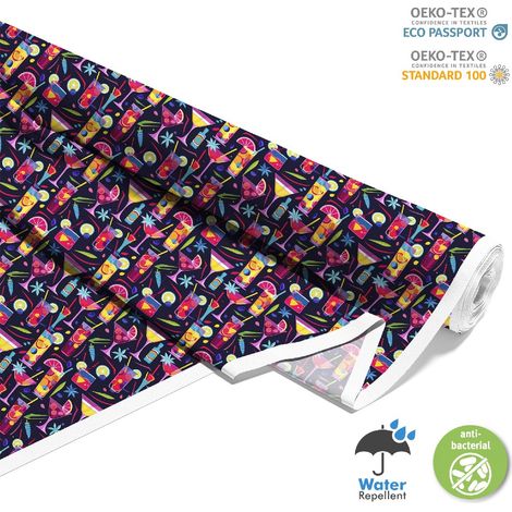 OUTDOOR DEKOSTOFFE OXFORD - Motiv Cocktail  DX8413