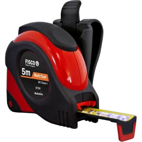 FISCO FLEXÓMETRO CLASE I CON CLIP PARA EL CINTURÓN BIG T LONGITUD DE CINTA (m) 5