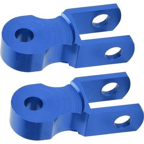 Stoßdämpfererhöhungen aus Aluminiumlegierung, M10-Befestigungsloch, für Motorräder, blau (1/5)