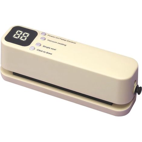 Machine de mise sous vide sans fil 3 en 1 Mini, modèle 2025 - Rechargeable par USB, avec 3 modes et une puissance d'aspiration de 60 kPa. (1/5)