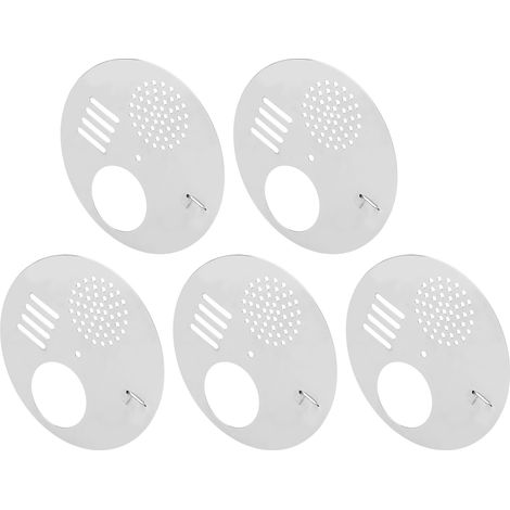 Lot de 5 portes d'entrée de ruche en acier inoxydable pour nids d'abeilles - Outils apicoles (1/5)