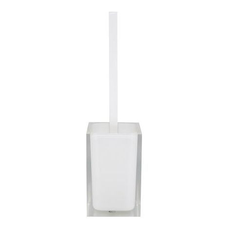 Portascopino da appoggio Gedy serie rainbow bianco (1/3)