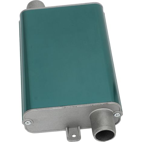 Silencieux échappement 24mm aluminium pour chauffage stationnaire diesel, tube droit insonorisant compatible radiateur air. (1/5)