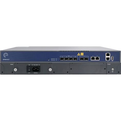 Elfcam® - GPON OLT 8 Ports PON2X 10G SFP+ Ports, 2X SFP Ports, 6X RJ45 Ports, Mettre a Jour Automatique, Gestion Web EMS (1/5)