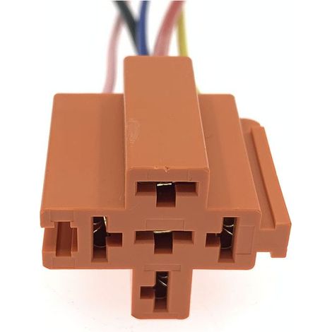 Connecteur d'instrumentation pour faisceau de câblage automobile domestique à 5 broches 12 V DJJ7051A-6.3-21 -- Prise simple