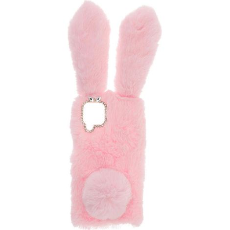 Étui de téléphone portable Lovely Ear, coque douce et moelleuse compatible avec A12/M12/F12 (rose)-16.50X8.00X4.20CM-Pink (1/3)