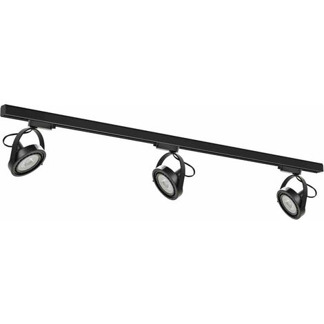 Rail 150 cm 3 spots AR111 LED Milagro Lugar noir IP20 (1/5)