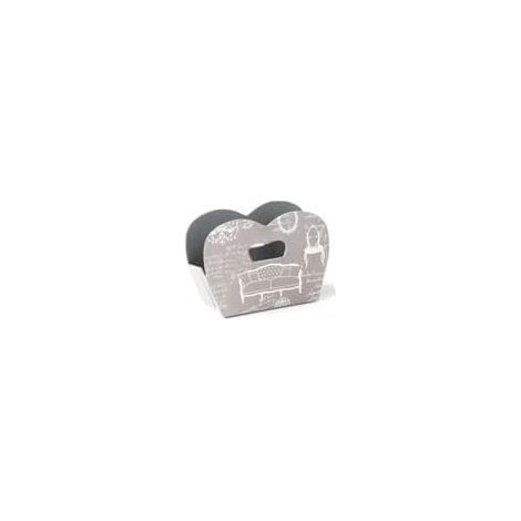 BRANDANI PORTAOGGETTI CUORE SHABBY SKIN