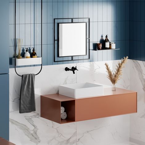 CORNER MIRROR - BLACK