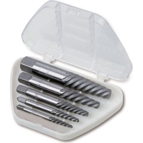 Extracteur De Vis - Acier Trempé - Pour Vis Et Clous Cassés - Lot De 5 Pièces - Diamètres 6 8 11 14 18 Mm (1/4)