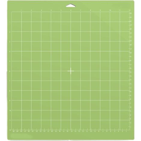Set mit 3 Schneidebrettern für Papier und Pappe, Nähen, markiert, 12 × 12 Zoll, grün (1/5)