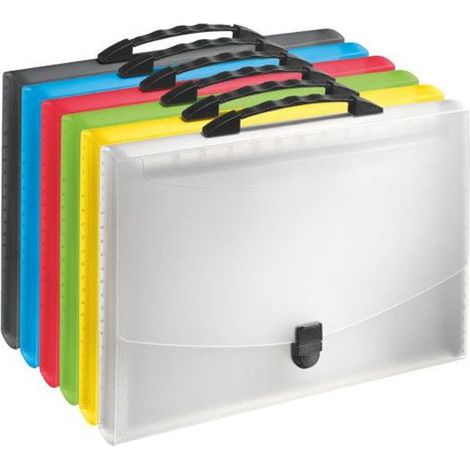 Trieur - ESSELTE - Vivida - 12 positions - A4 - Capacité 350 feuilles - Plastique (1/3)