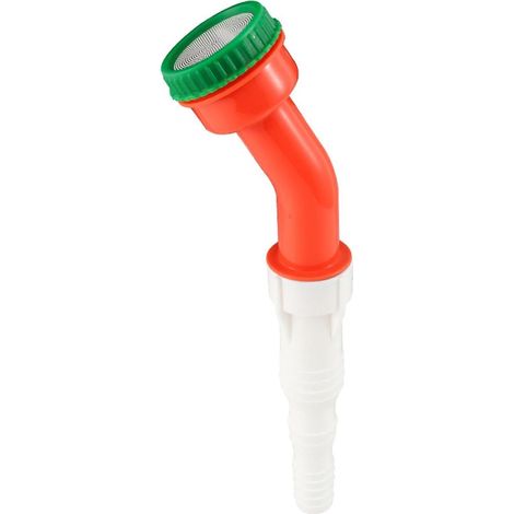 Garden Hose Nozzle with Gentle 1000 Mesh Mist, Universal Sprayer Head for Plants, Lawn, Pet Bathing, Red (1/5)