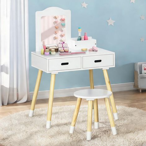 Lit enfant blanco en mDF Madera de Pino 60 x 40 x 95 cm (1/5)