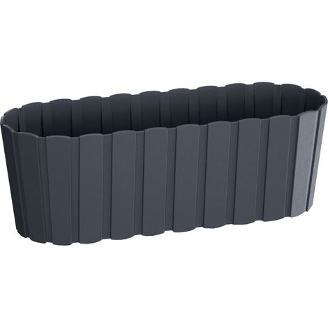 Jardinera para balcÃ³n BOARDEE BASIC 7,9L., dimensiones (mm) 587x144x130, color Antracita