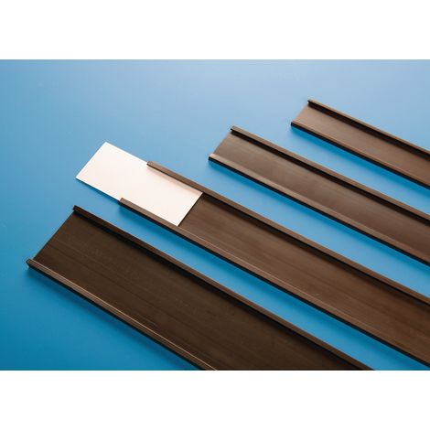 magnetoplan Etichetta carta larghezza 27 mm con pellicola trasparente - 17730