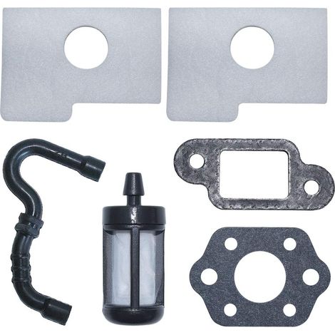 Kit de filtres à air et à carburant avec tuyaux pour tronçonneuse Stihl MS180 MS170 018 017 1130 124 0800,1130 358 7700. (1/5)