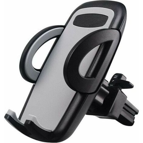 Support Téléphone Voiture à Grille d'Aération, 360° Rotation Porte Telephone Voiture Universel Kit Compatible (1/5)